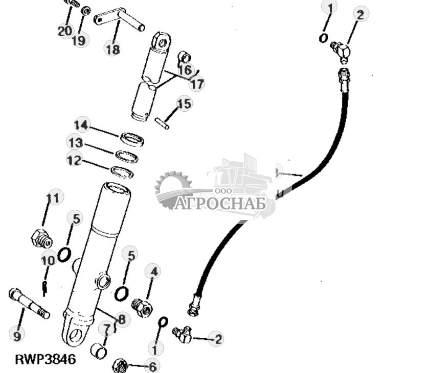 Rockshaft Lift Assist Cylinder 